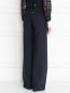 Широкие брюки из смесовой шерсти Alberta Ferretti  –  Модель Верх-Низ1