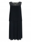 Платье многослойное из плиссированной ткани Marina Rinaldi  –  Общий вид