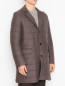 Стеганое пальто из шерсти Manzoni 24  –  МодельВерхНиз