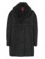 Пальто из комбинированного меха Moncler  –  Общий вид