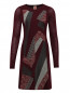 Платье из смешанной шерсти с узором Isola Marras  –  Общий вид