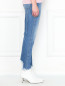 Укороченные джинсы с бахромой 7 For All Mankind  –  МодельВерхНиз2