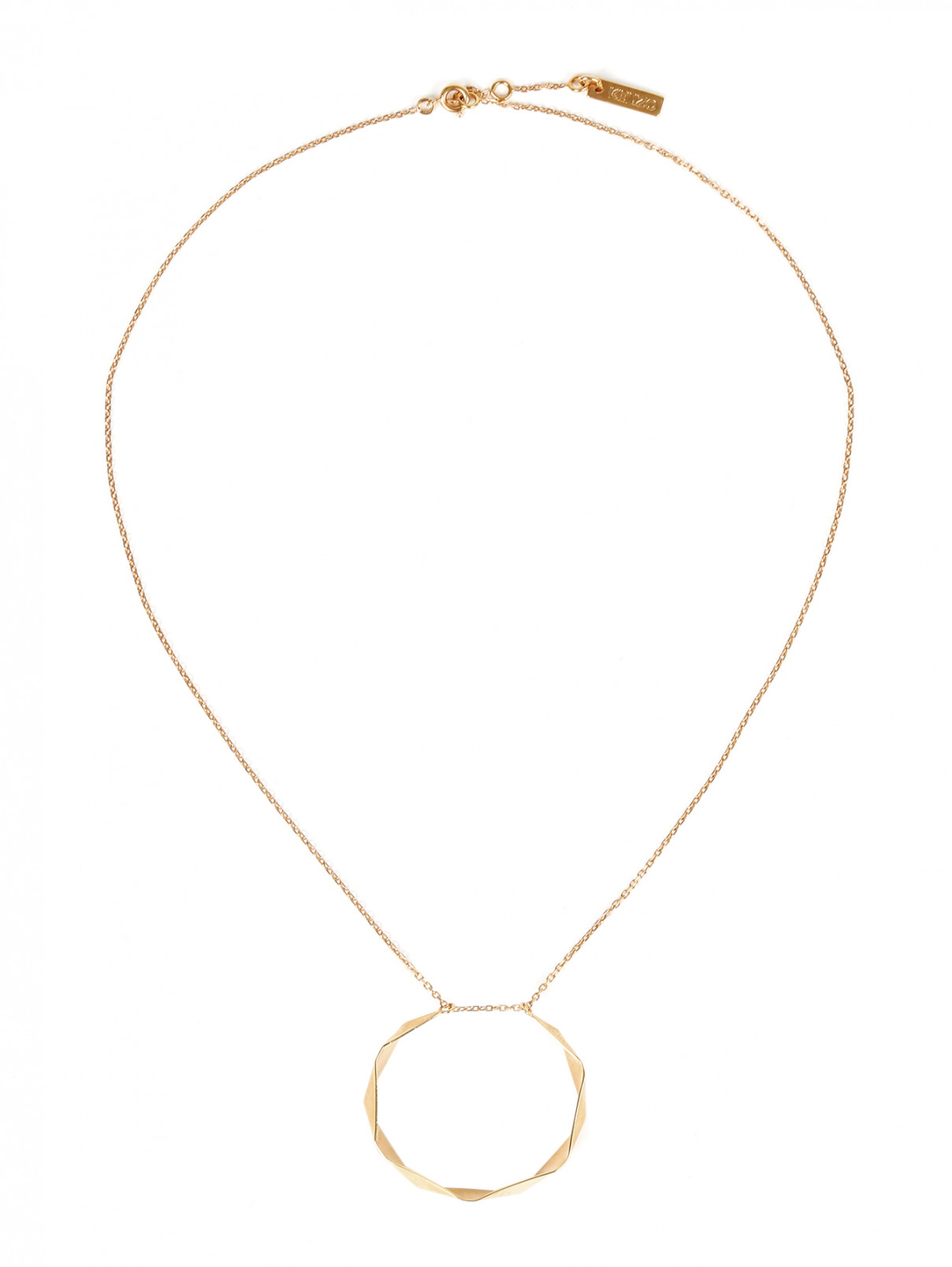 Подвеска-кольцо Kenzo  –  Общий вид  – Цвет:  Золотой