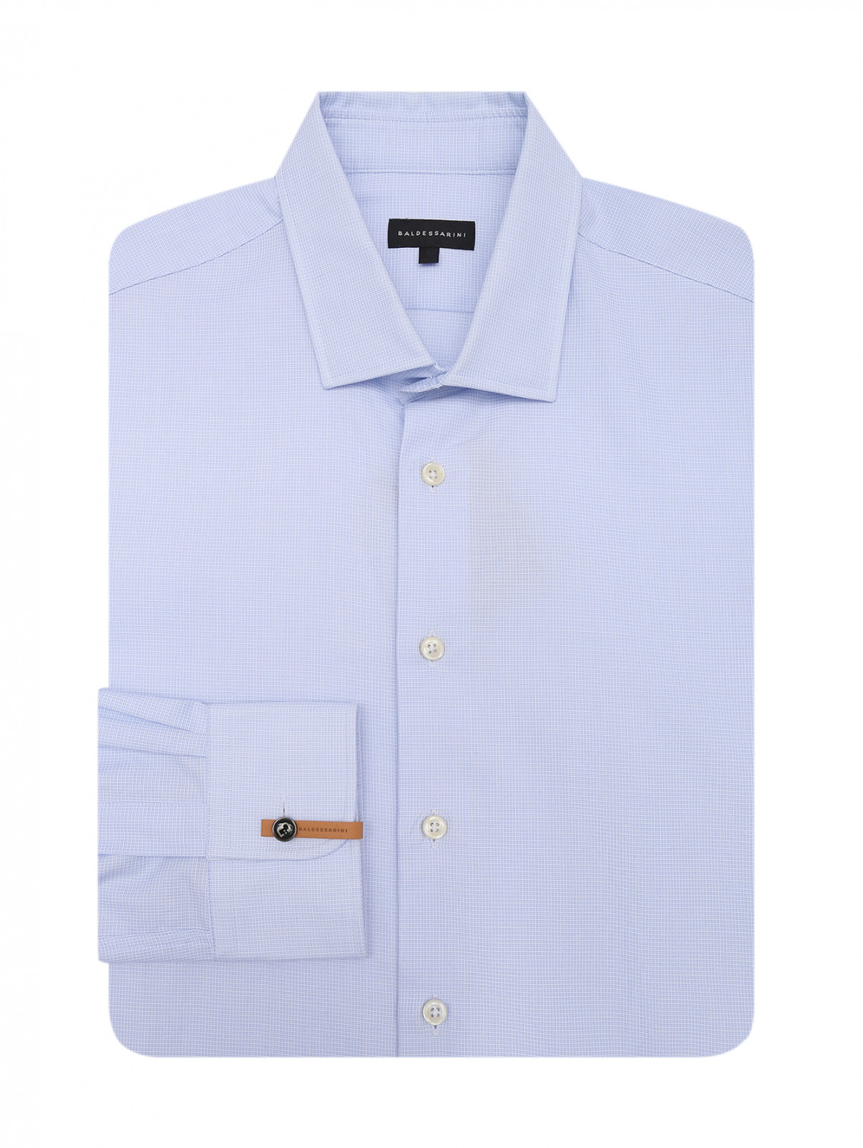 Рубашка из хлопка с узором Baldessarini  –  Общий вид