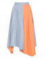 Плиссированная комбинированная юбка Max&Co  –  Общий вид