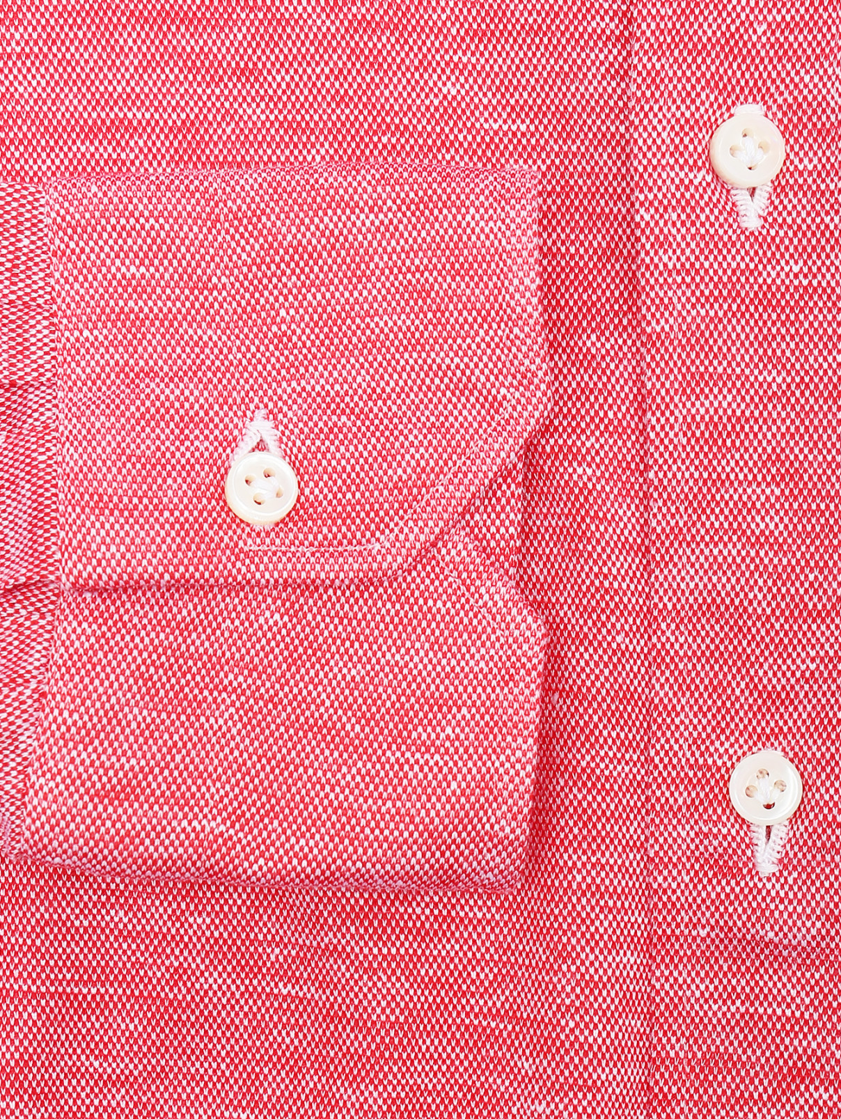 Рубашка из хлопка с узором Giampaolo  –  Деталь1  – Цвет:  Красный