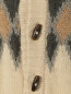 Кардиган крупной вязки из альпаки и шерсти мериноса Pal Zileri  –  Деталь
