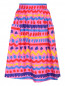 Хлопковая юбка на резинке Stella McCartney kids  –  Общий вид
