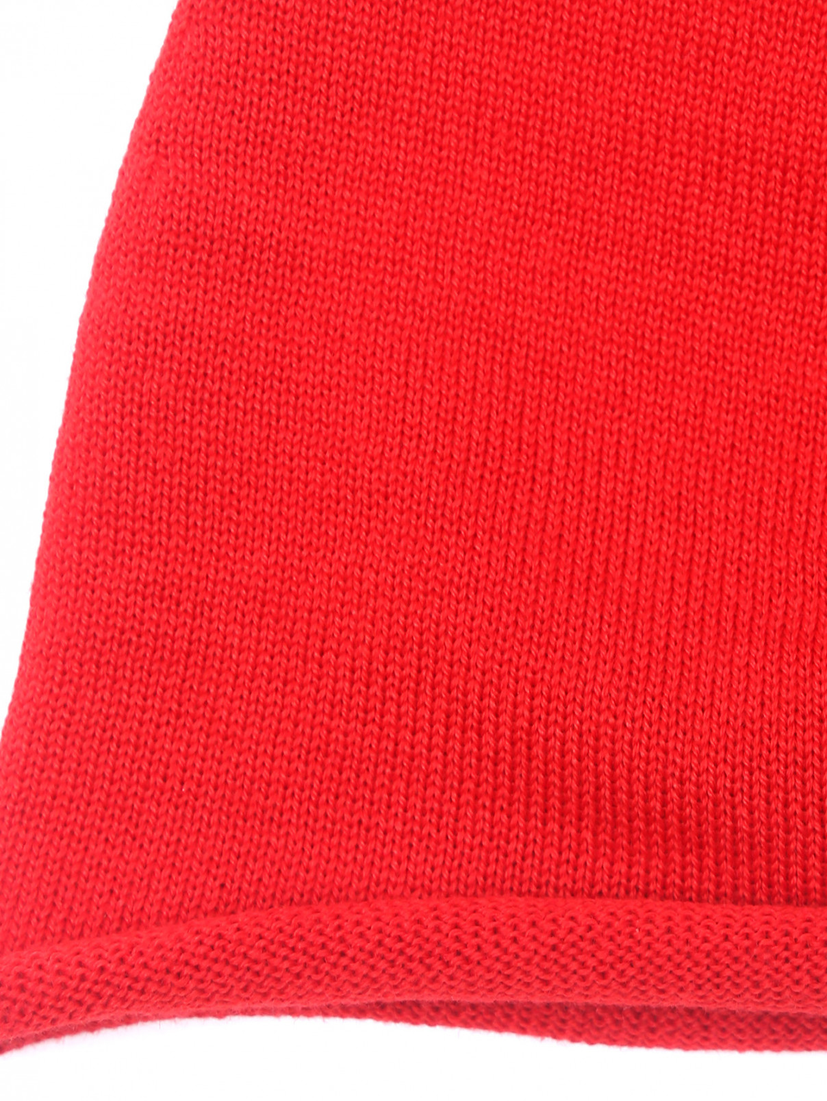 Шапка из смешанной шерсти Marina Rinaldi  –  Деталь1  – Цвет:  Красный