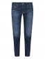 Джинсы из хлопка, с потертостями , зауженные к низу AG Jeans  –  Общий вид