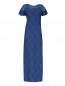 Платье-макси с фактурными цветами Ermanno Scervino  –  Общий вид