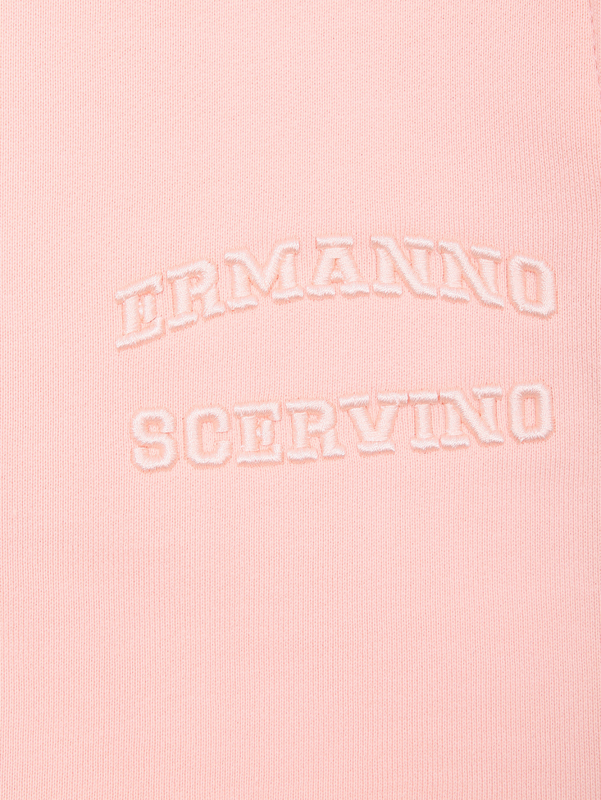 Шорты из хлопка c разрезами Ermanno Scervino  –  Деталь1  – Цвет:  Розовый