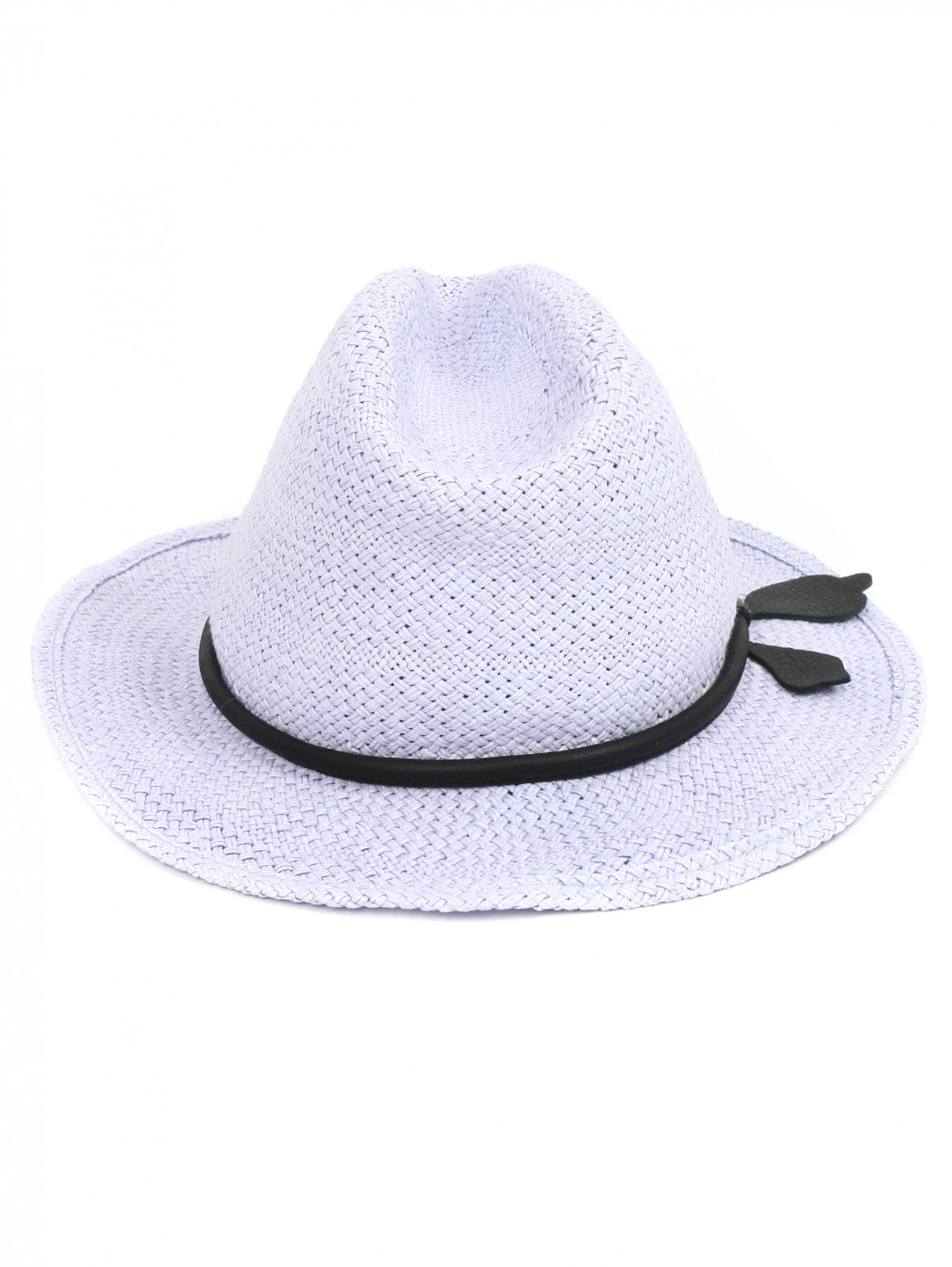 Шляпа с контрастной отделкой Emporio Armani  –  Обтравка2  – Цвет:  Фиолетовый