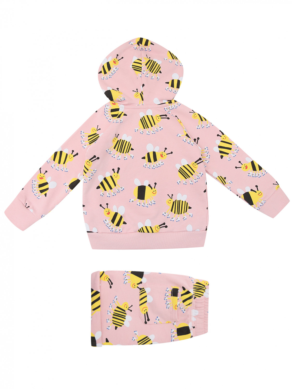 Трикотажный костюм с шортами Stella McCartney kids  –  Обтравка1  – Цвет:  Узор
