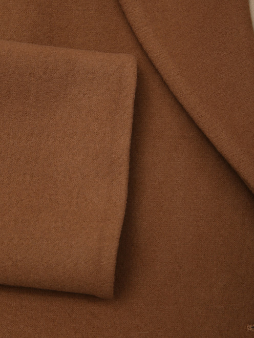 Пальто из шерсти с карманами - Деталь