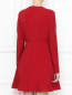 Платье-мини с контрастной отделкой Red Valentino  –  МодельВерхНиз1