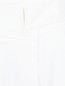 Юбка-мини из льна с запахом и боковыми карманами Emporio Armani  –  Деталь