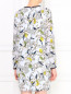 Платье из шелка с цветочным узором с боковыми карманами Sportmax Code  –  Модель Верх-Низ1