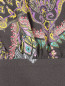 Платье-макси на бретелях с накидкой из ткани с принтом Etro  –  Деталь