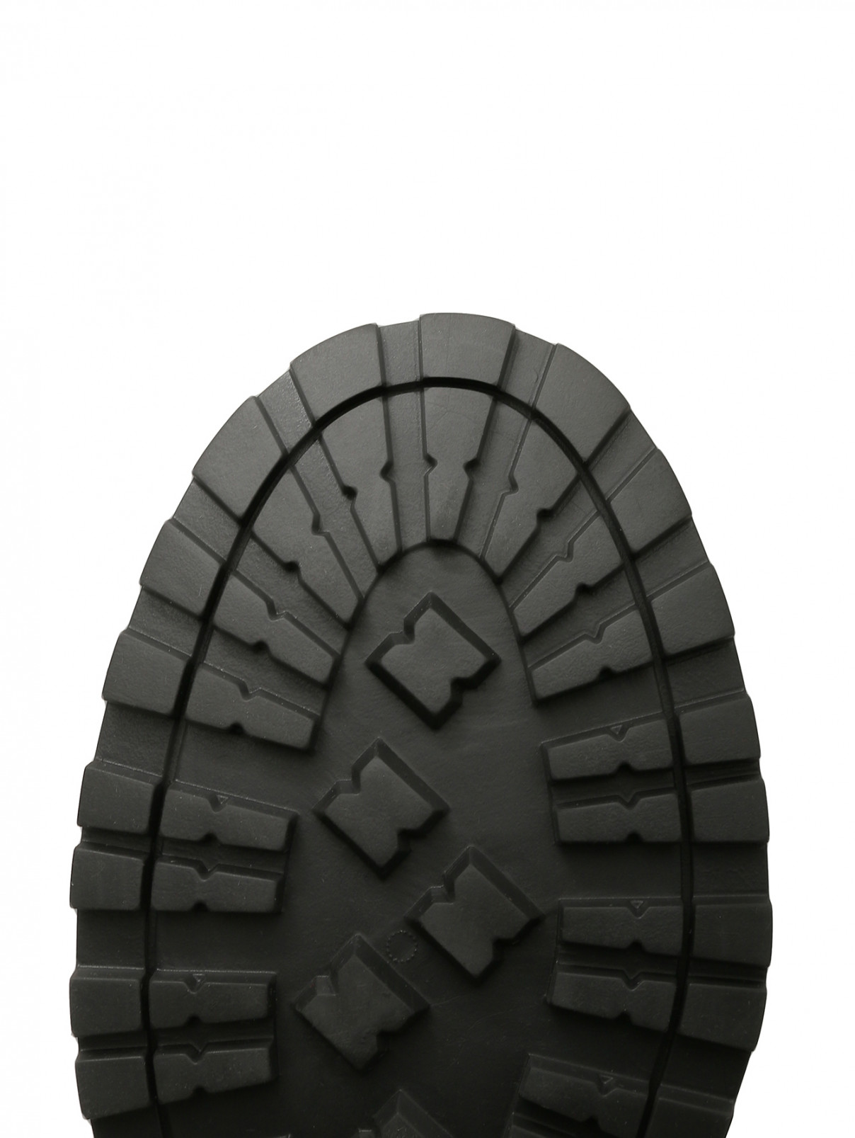 Замшевые ботинки с акцентными шнурками Rondinella  –  Обтравка4  – Цвет:  Зеленый
