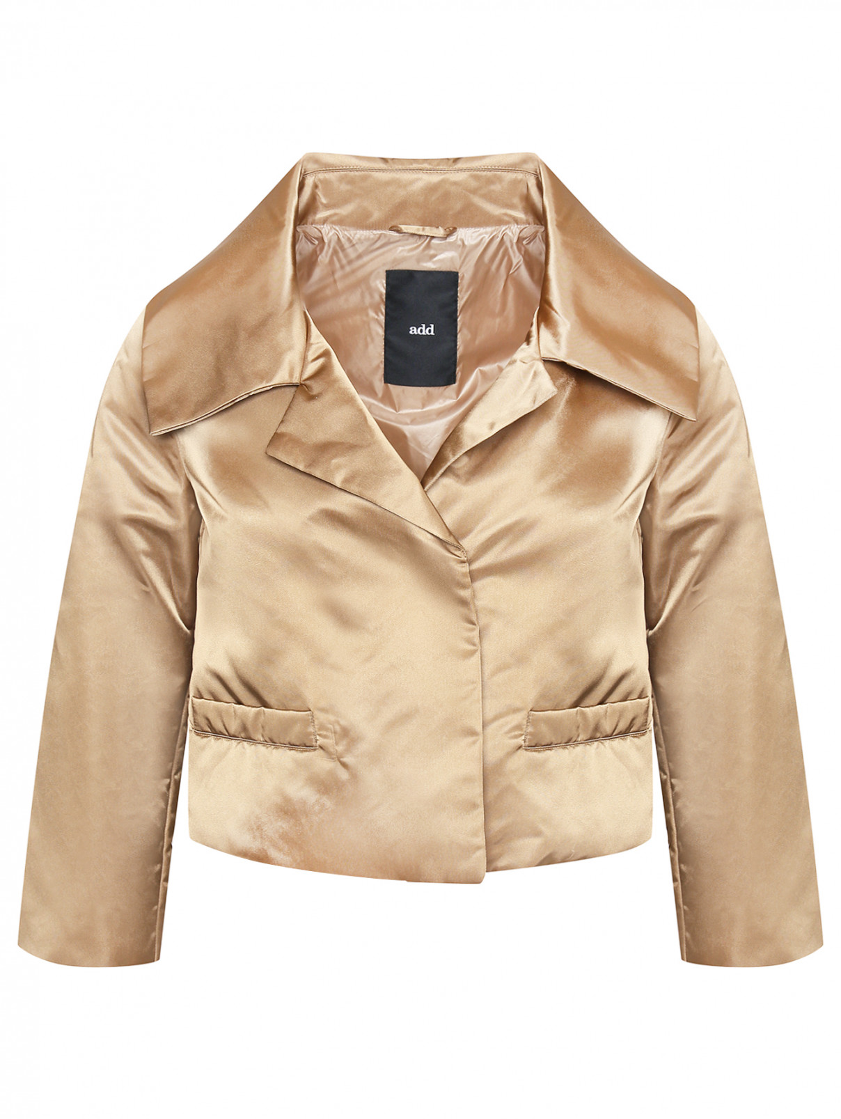 Куртка-пиджак с карманами Add  –  Общий вид  – Цвет:  Коричневый