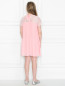 Платье плиссированное с кружевом Aletta Couture  –  МодельВерхНиз1