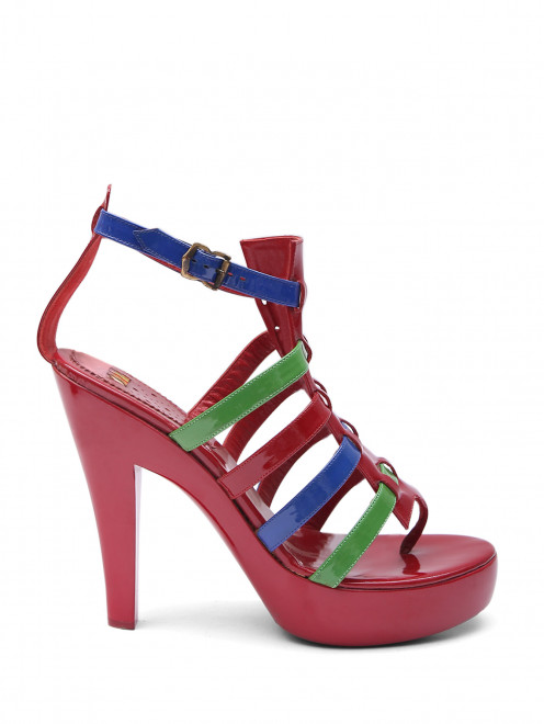 Босоножки из лаковой кожи Paul Smith - Обтравка1