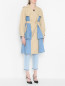 Тренч из комбинированных тканей Weekend Max Mara  –  МодельВерхНиз