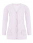 Кардиган из кашемира с аппликацией из страз Blumarine baby  –  Общий вид