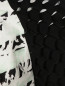 Блуза свободного фасона из хлопка с узором Kenzo  –  Деталь1