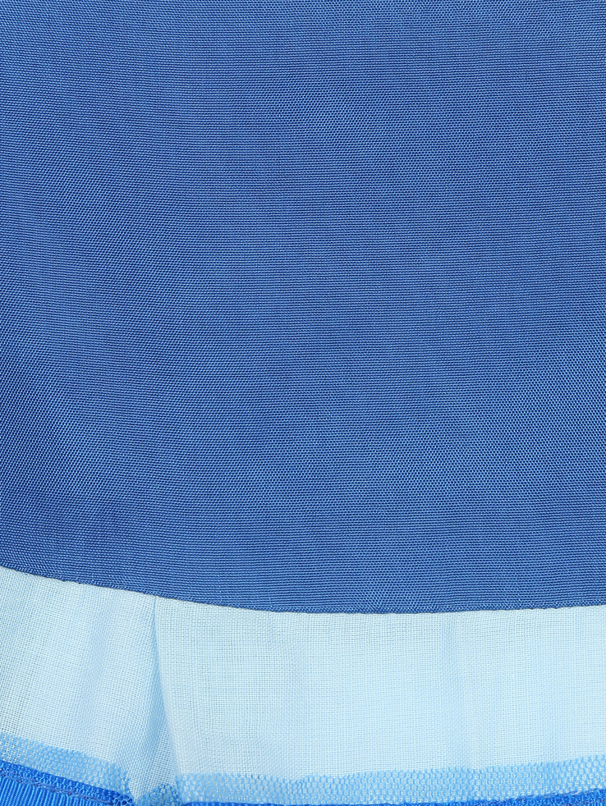 Платье из хлопка на завышенной талии MiMiSol  –  Деталь1  – Цвет:  Синий