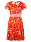Платье из хлопка с цветочным принтом Weekend Max Mara  –  Общий вид