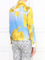 Блуза из шелка и хлопка с цветочным узором Paul Smith  –  Модель Верх-Низ1