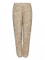 Укороченные брюки из хлопка с контрастными лампасами Alberta Ferretti  –  Общий вид