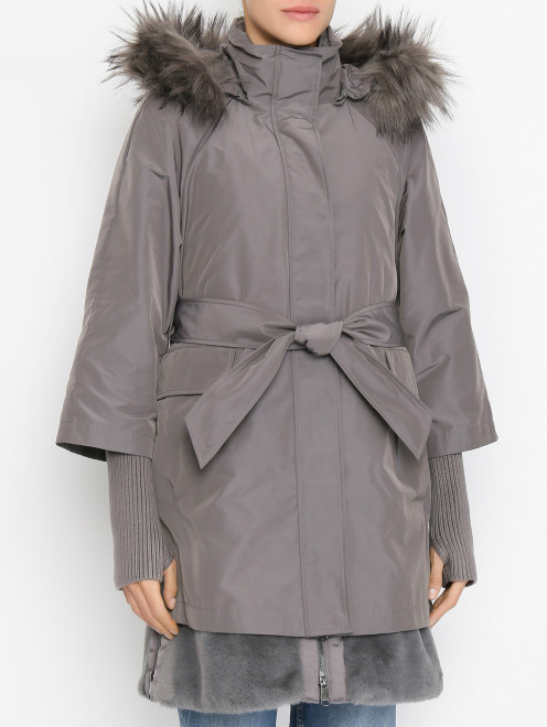 Пальто с отстегивающейся подкладкой Max&Co - МодельВерхНиз