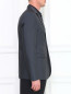 Однобортный пиджак из шерсти и хлопка Emporio Armani  –  Модель Верх-Низ2