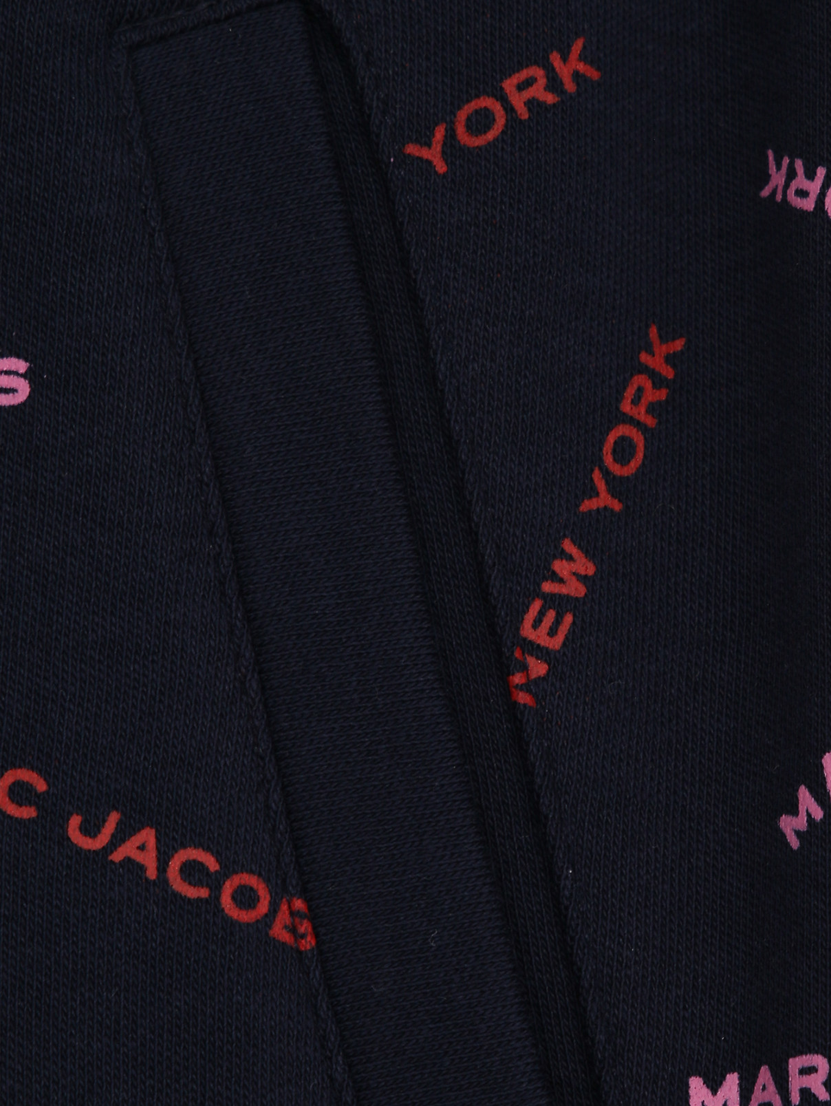Брюки из хлопка с лампасами Little Marc Jacobs  –  Деталь  – Цвет:  Синий