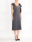 Платье-футляр из шелка расшитое бисером Alberta Ferretti  –  Модель Общий вид