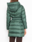 Пуховик на молнии с поясом Weekend Max Mara  –  МодельВерхНиз1