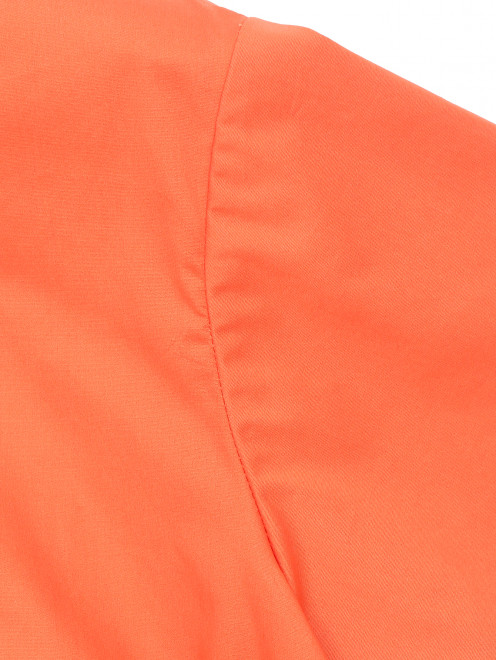 Хлопковая блуза с коротким рукавом - Деталь1