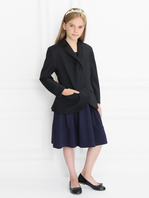 Жакет из шерсти классический Aletta Couture - Модель Общий вид