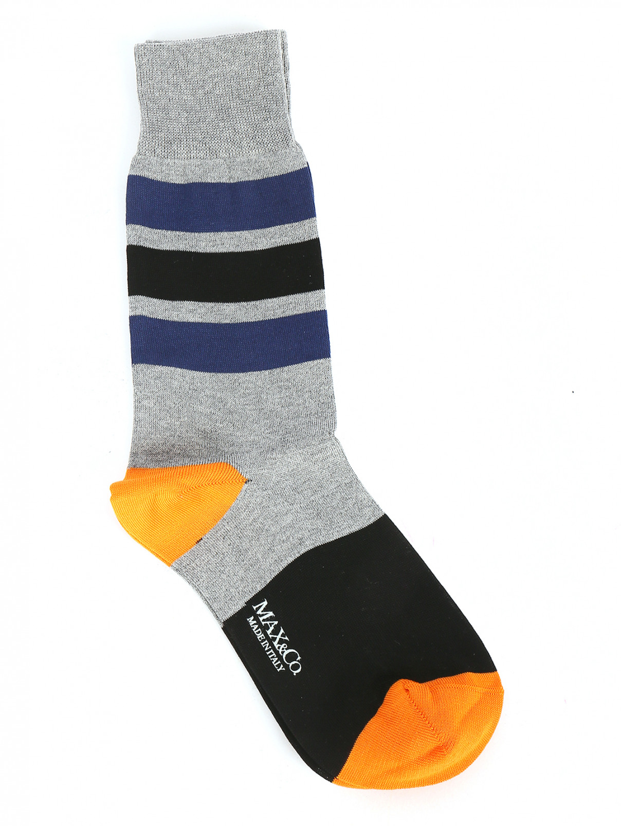 Носки из хлопка с узором "полоска" Max&Co  –  Общий вид  – Цвет:  Узор