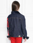 Куртка из денима с принтом Little Marc Jacobs  –  МодельВерхНиз1