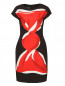 Платье-футляр с узором Moschino Boutique  –  Общий вид