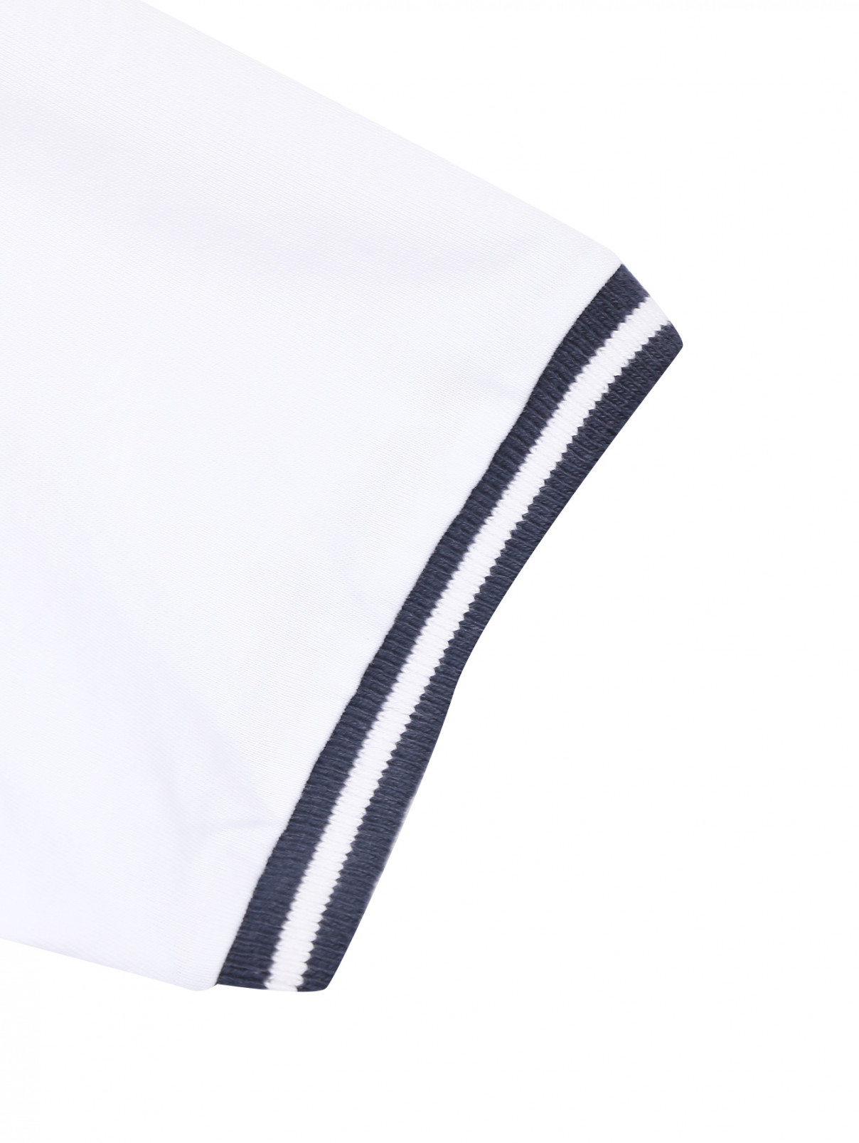 Хлопковая футболка с принтом Billionaire  –  Деталь1  – Цвет:  Белый