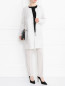 Трикотажное пальто из смесовой шерсти с декоративной отделкой Voyage by Marina Rinaldi  –  Модель Общий вид