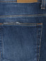 Узкие джинсы из потертого денима Iro  –  Деталь