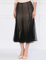 Шелковая юбка с клиньями из сетки Antonio Marras  –  Модель Верх-Низ