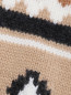 Пончо с вышивкой и узором Burberry  –  Деталь