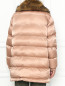 Куртка на молнии с карманами и меховой отделкой Moschino Love  –  МодельВерхНиз1
